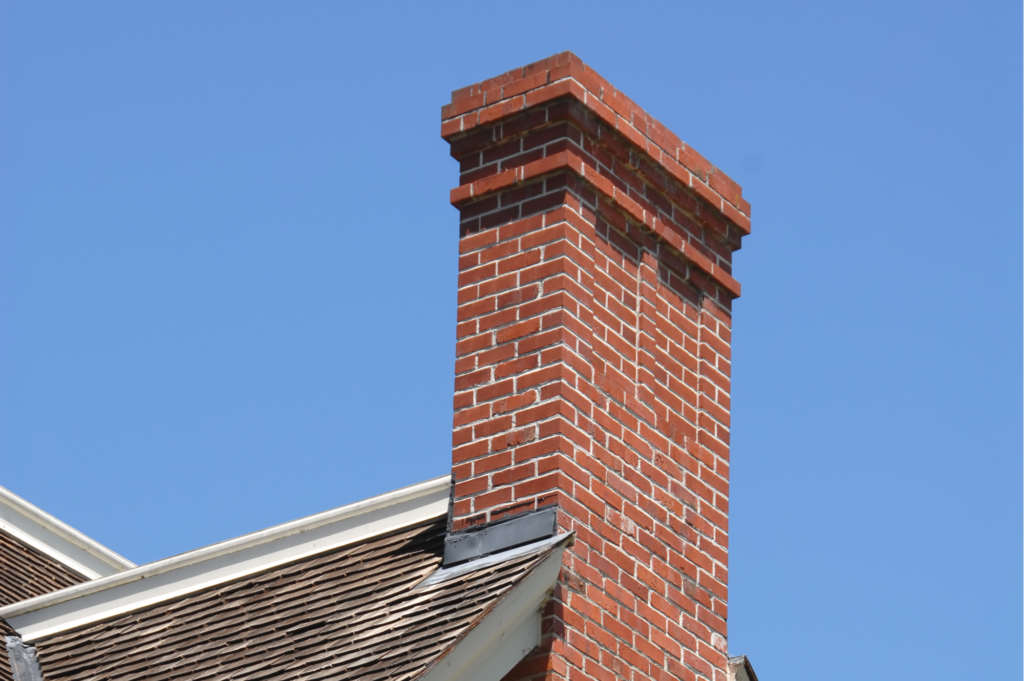 chimney on roof