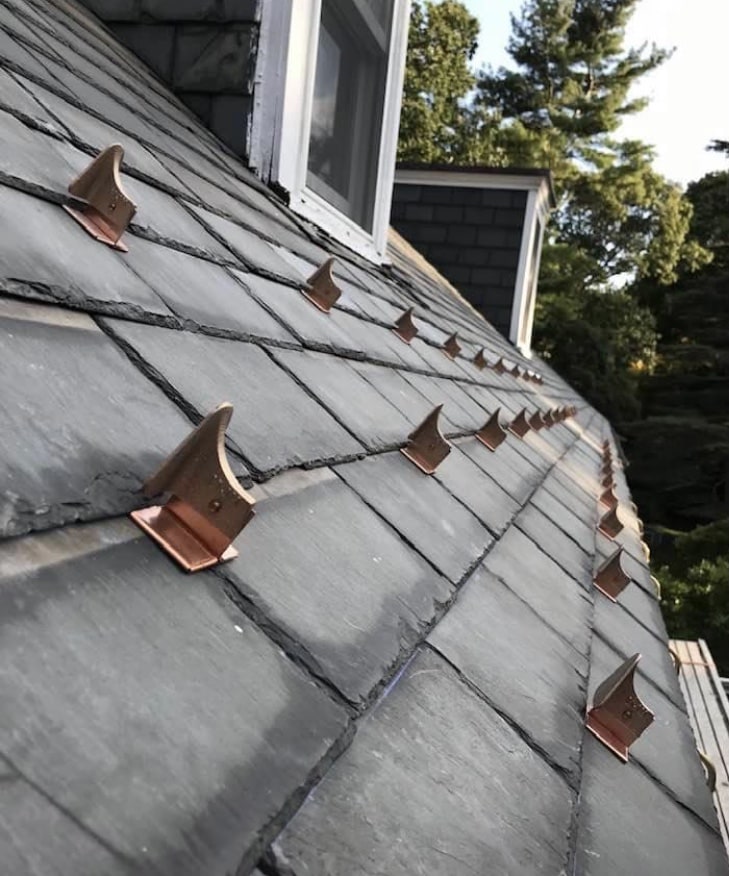 bb snow stops copper roof 2 Brown Bros Roofing